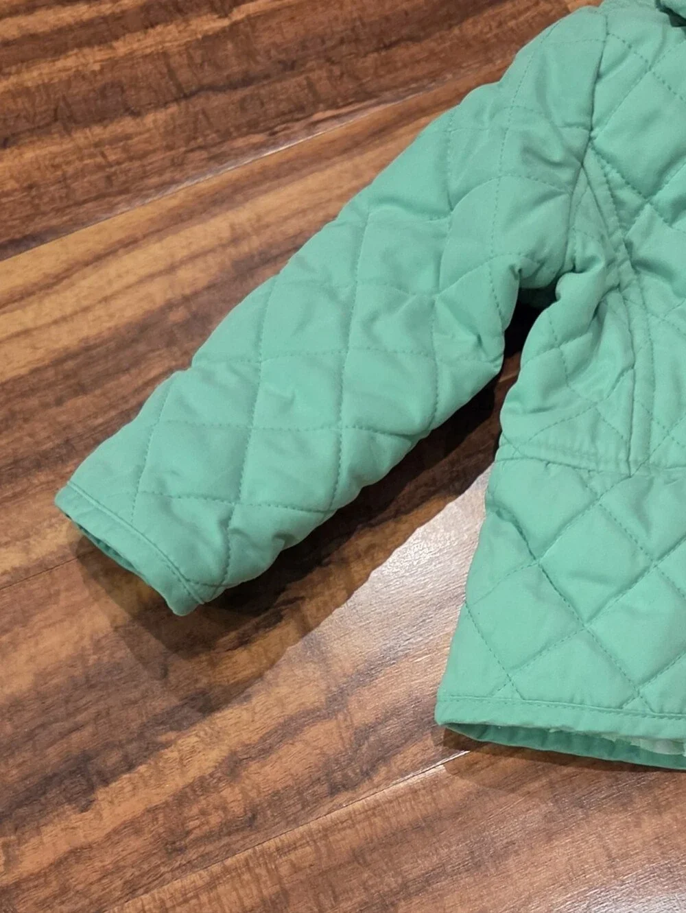 GAP Baby EUC 18-24 Months Green Quilted Jacket